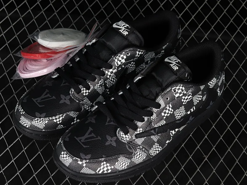 All categories Air Jordan Jordan series basketball shoes Air Jordan 1 Low Donkey brand x Travis Scott x Air Jordan 1 AJ1 Joe 1 lightning overhead low-top basketball shoes DM7866-662